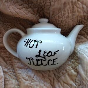 White Ceramic Teapot